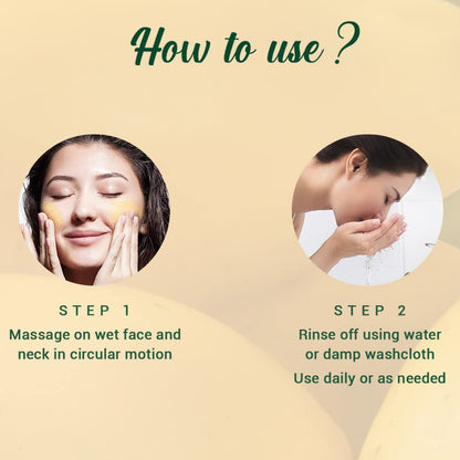 Biotique Papaya Tan Removal Brightening & Revitalizing Face Scrub | Gentle Exfoliation | Smooth and Clear Complexation | 100% Botanical Extracts| Suitable for All Skin Types | 75g