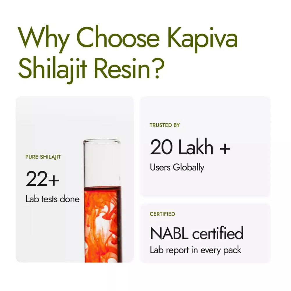 Kapiva Original Himalayan Shilajit/Shilajeet Resin 40g |Super Saver Pack| 250mg/Serving | For Energy, Endurance & Vitality | 160 Servings | 100% Ayurvedic
