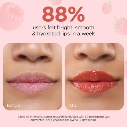 Bellavita Tinted Lip Balm | SPF 20 Protection | Fades Pigmentation and Brightens Lips | Gives upto 12 hours intense hydrateion | Dermatologically Tested | 10ml, Raspberry