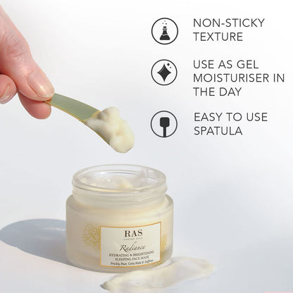 RAS Luxury Oils Radiance Hydrating & Brightening Sleeping Gel Face Mask