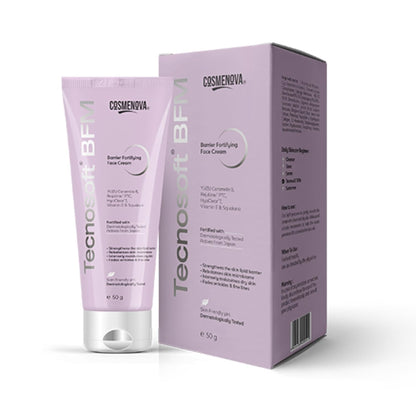Dermashoap Tecnosoft BFM Face Cream â€“ Strengthens Skin Lipid Barrier, Rebalances Microbiome, Deeply Moisturizes Dry Skin, Reduces Wrinkles And Fine Lines â€“ 50gm
