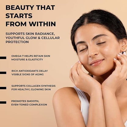 The Body Reserve Himalayan Sea Buckthorn Juice 500ml | Cold Pressed Seabuckthorn Berry Pulp Concentrate | Natural Vitamin C | Omega 3-6-7-9 | Antioxidant-Rich Gut Health Juice for Skin Glow, Heart & Immunity Support