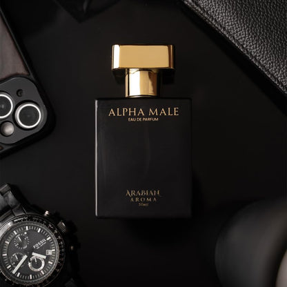 Arabian Aroma Alpha Male Eau de Parfum â€“ Long Lasting Perfume for Man â€“ Mens Perfumes Long Lasting â€“ 50ml