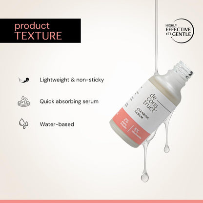Deconstruct 5% Niacinamide Face Serum | + 2% Alpha Arbutin Face Serum | Clearing Serum for Pigmentation, Acne Marks, Dark Spots, Tanning | For Oily & Sensitive Skin | 30ml