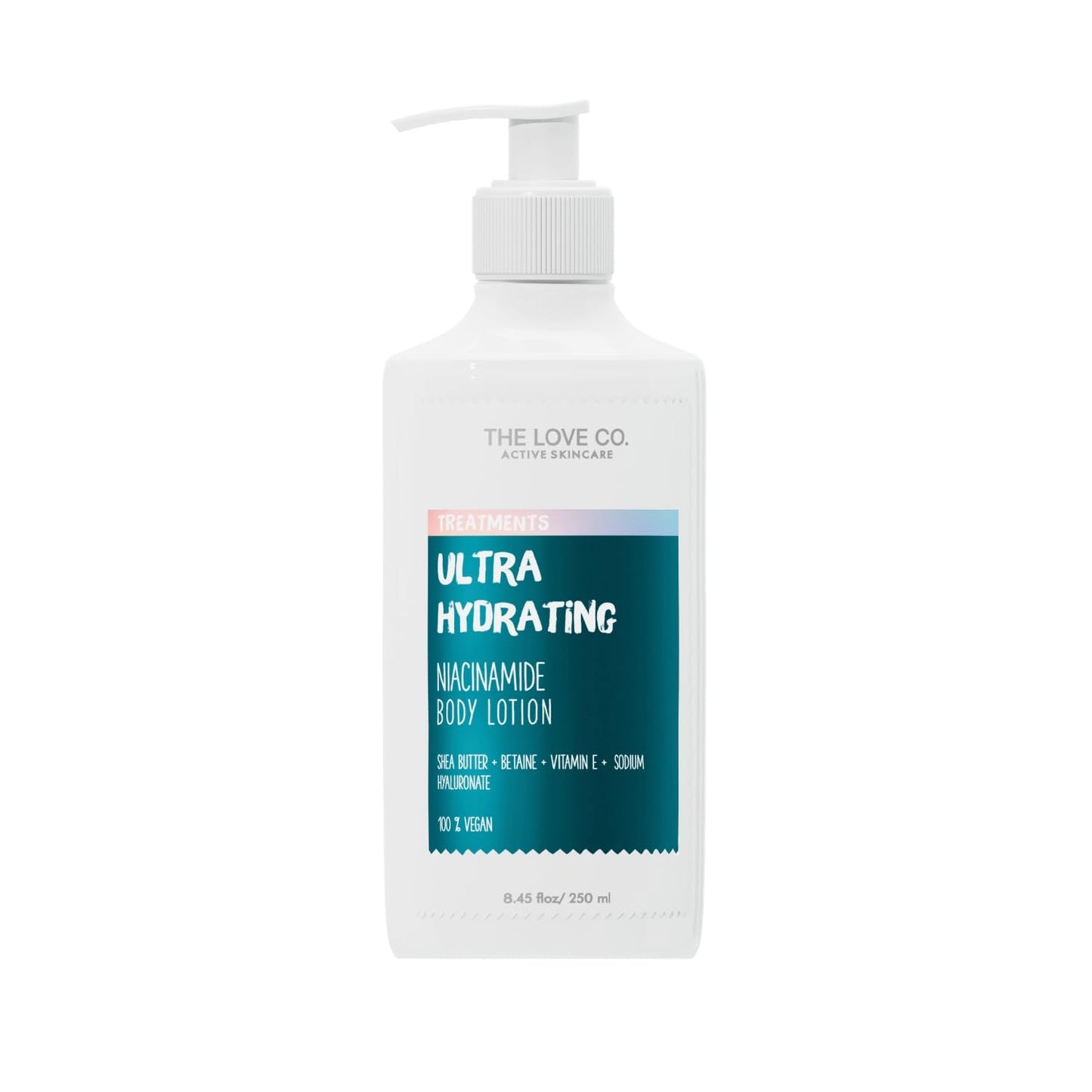 THE LOVE CO. Ultra Hydrating 5% Niacinamide Body Lotion - Moisturizer For Body - Repairs Skin Barrier, Reduces Acne Marks & Nourishes | For All Skin TypesActive Skincare - 250ml