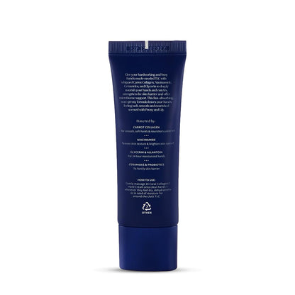 Raise 24 Carat Collagen Hand Cream | Anti-Aging Moisturizer for Hands with Niacinamide, Ceramides & Carrot Collagen | Fades Wrinkles & Fine Lines | 30ml