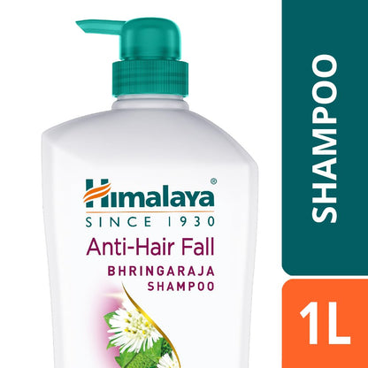 Himalaya Anti-Hair Fall Bhringaraja Shampoo, Reduces Hair Fall, Makes Hair Healthy, With Bhringaraja & Palasha,for men and women, 1000ml