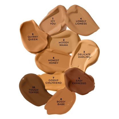 Lovechild Masaba Skip Everything Serum Skin Tint SPF 20- Pocket Edition, Liquid Foundation for all Skin type, Primer, Moisturizer, Sunscreen & Foundation In One, Icy You 10 ml