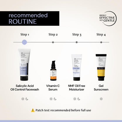 Deconstruct Salicylic Acid Oil Control Face Wash with Niacinamide | Facewash for Men & Women | 100ml