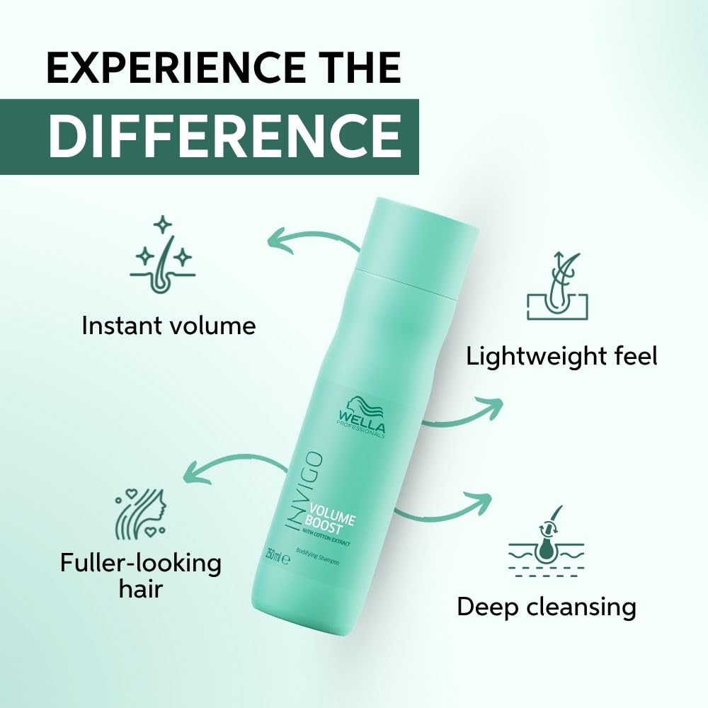 Wella Professionals Invigo Volume Boost Bodifying Shampoo, 250 Ml