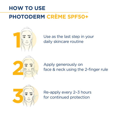 Bioderma Photoderm CrÃ¨me Claire SPF 50+ PA++++ Tinted Sunscreen with 8H Hydration | In Vivo Tested