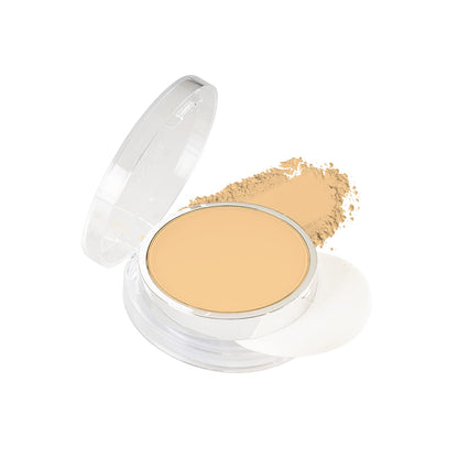 SWISS BEAUTY Prime & Fine Matte Pressed Powder, Natural-Beige, 10 g