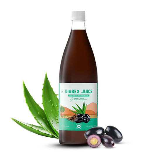 Dr. Vaidyaâ€™s Diabex Juice for Diabetic Care | Ayurvedic Diabetes Juice with Karela, Jamun & Neem | Helps Manage Blood Sugar Levels | No Added Sugar or Artificial Flavours | 950ml