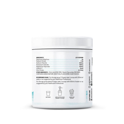 Unived Juniorâ€™s Hydration Mix | For Young Athletes | For Energy and to Replenish Lost Electrolytes & to Rehydrate | Essential Electrolytes with Vitamin C & Zinc | Ages 7-18 (Unflavoured)