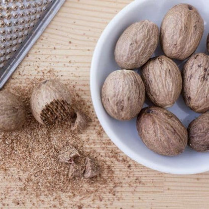 Namo Organics - Whole Nutmeg 75 gm - Jaiphal Pure, Natural, Ayurveda Uses | Indian Aromatic Spice for face, cooking, baking and herbal uses