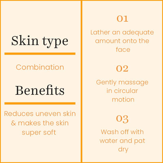 O3+ Vitamin C glowing face wash