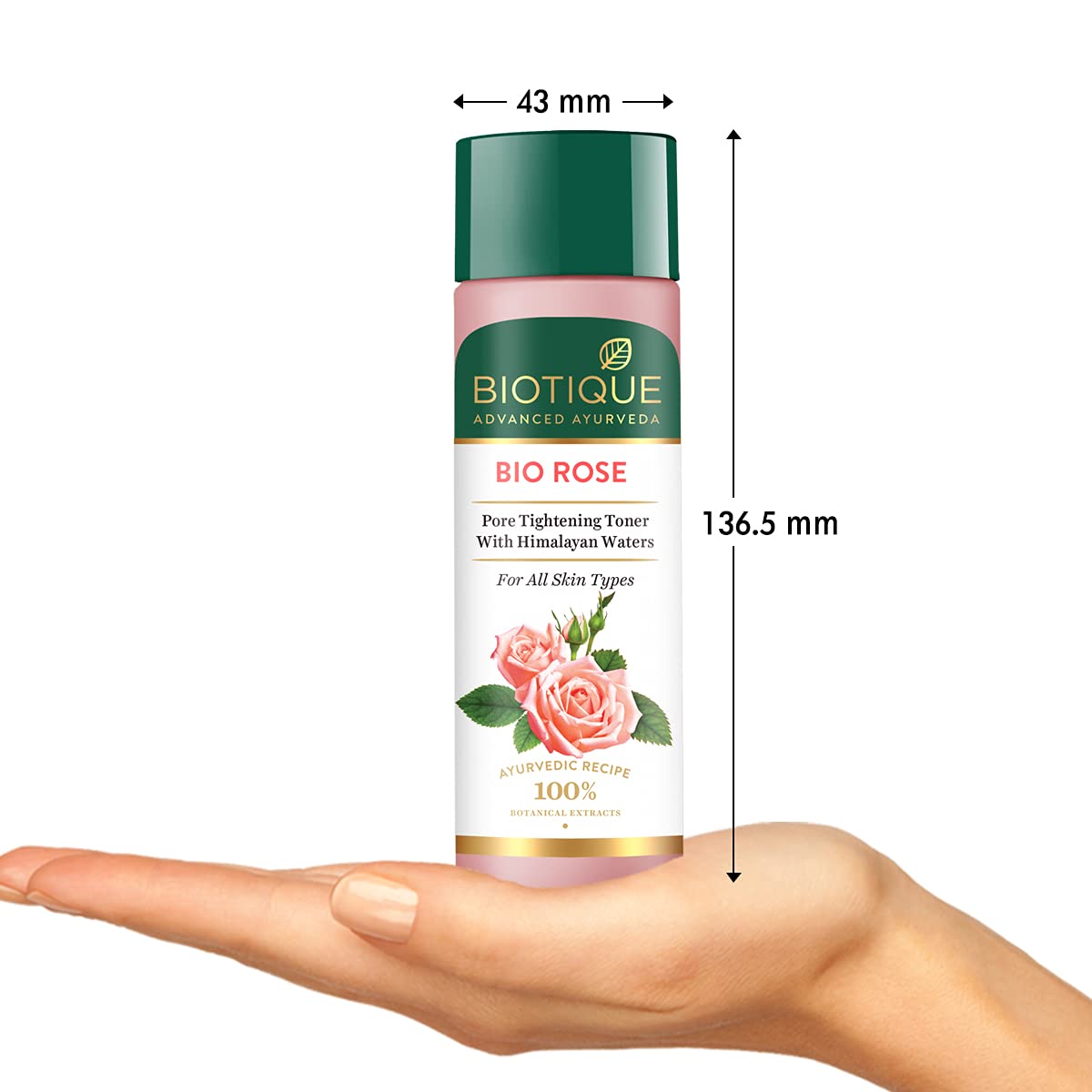 Biotique Bio Rose Pore Tightening Toner With Himalayan Water For All Skin Type 120 Ml