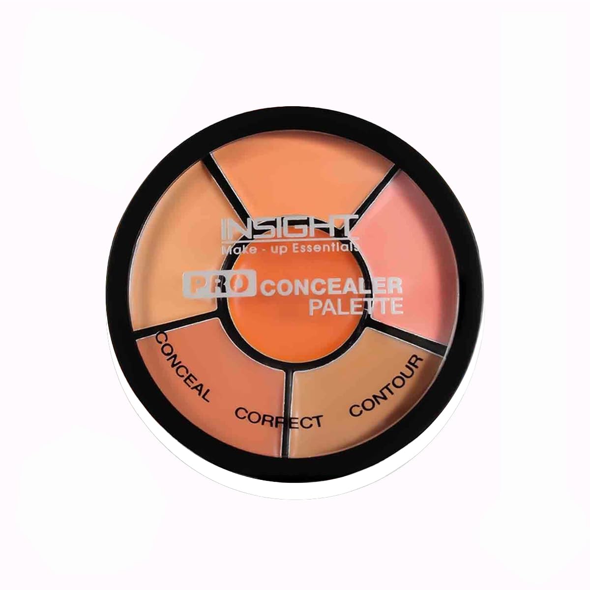 INSIGHT Pro Concealer Palette â€“ Shade Concealer | Makeup Wheel for Face | Satinâ€“Matte Finish | 3-in-1 Conceal, Contour & Correct | Waterproof | Full Coverage | 15gm