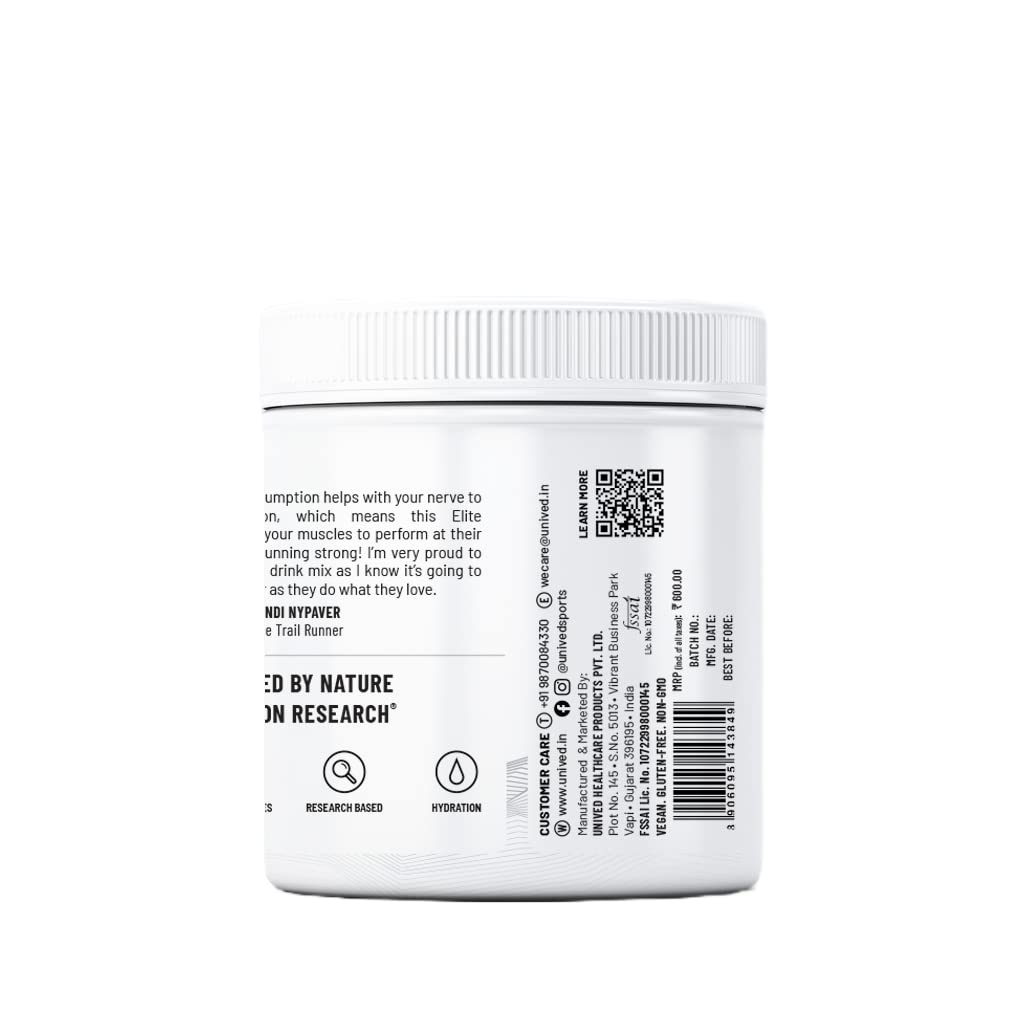 Unived Elite Hydration Mix | Essential Electrolytes and Betaine for Optimal Hydration & Fluid Uptake | Hydration Multiplier | Low Calorie Hydration Drink | 16 Servings