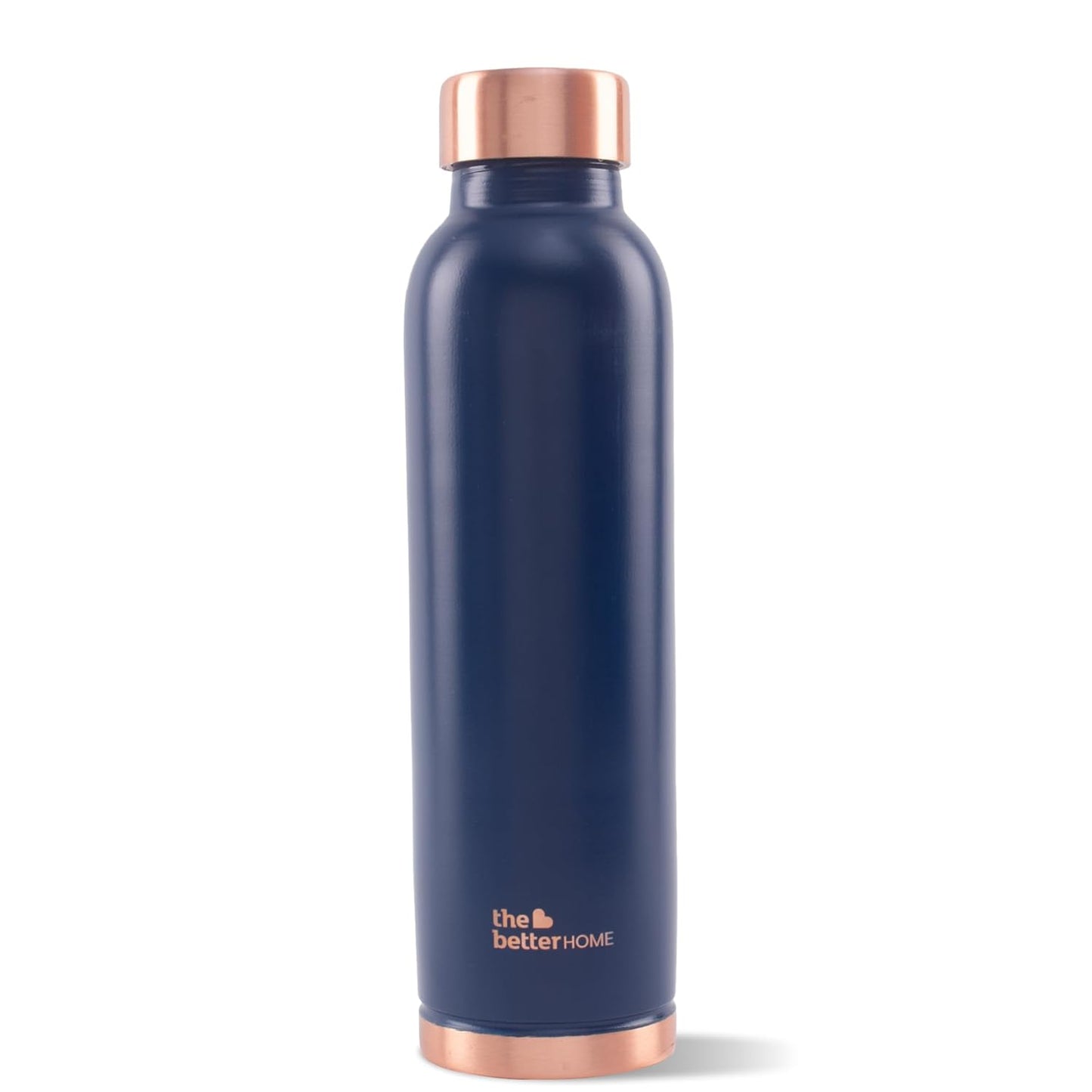 The Better Home Copper Water Bottle | Copper Water Bottle 950ml | With Anti Oxidant Properities | Provides Health Benefits | Pure Tamba | Blue