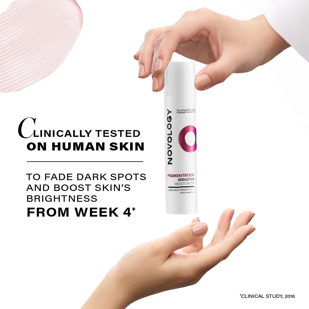 Novology Pigmentation Reduction Moisturiser for Dark Spots, Acne Marks and Uneven Skin Tone | Suitable for All Skin Types| 50g