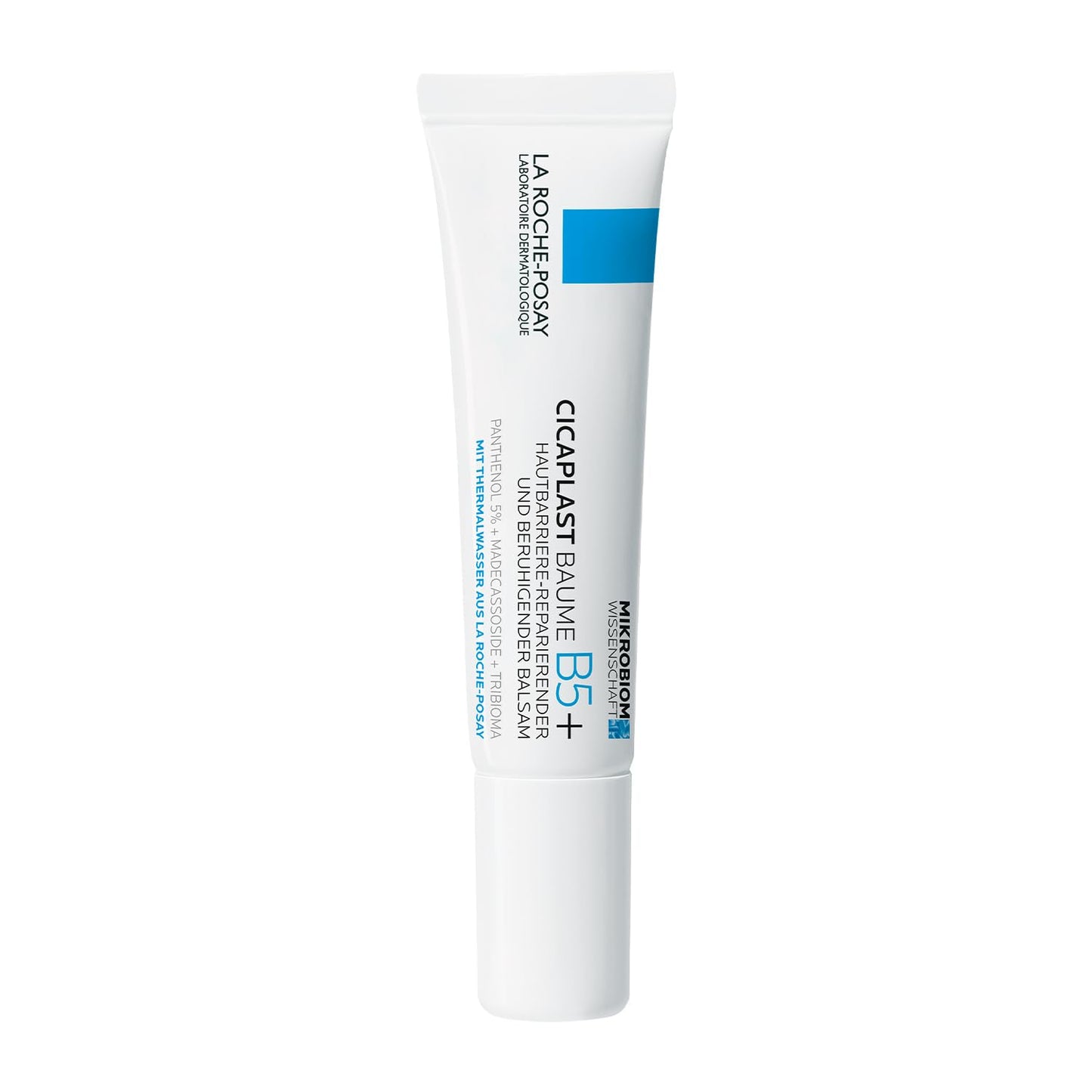 La Roche-Posay Cicaplast Baume B5+ Repair Moisturizer Balm | Hydating Multi-Purpose Soothing Cream for Dry, Sensitive & Damaged Skin, Fragrance Free 15 ml