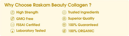 Beauty Collagen Powder, Korean Marine Collagen Peptides, 250g, 25 Servings, Vitamins C & E For Hairs, Anti-Ageing, Brightening, Elasticity (Pineapple)
