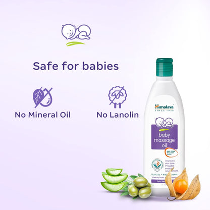 Himalaya Baby Massage Oil for Strong bones & muscles â€“ 500ml | No.1 Doctor Prescribed