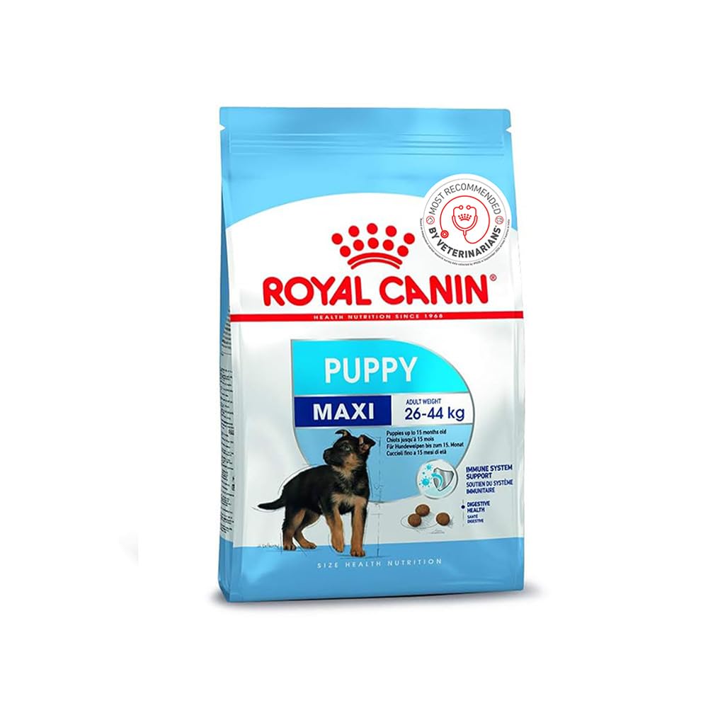 Royal Canin Maxi Puppy Food, Dry Food, Supports Immune System & digestive health, Provides Long growth, moderate energy, 1 Kg