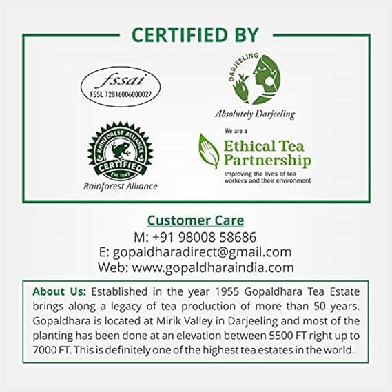 Chaidhara Masala Chai | Premium Spiced Tea with 100% Natural Ingredients | Strong Flavour & Aroma | 250 grams Standup Pouch | Mktd by Gopaldhara