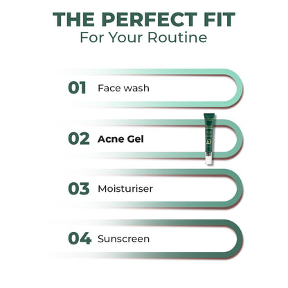 Conscious ChemistÂ® Rapid Relief Acne Spot Corrector Gel | 15g | Triple-Action Treatment with 2% Salicylic Acid & Azelaic Acid | Clears Pimples, Reduces Redness & Fades Dark Spots | For Men & Women