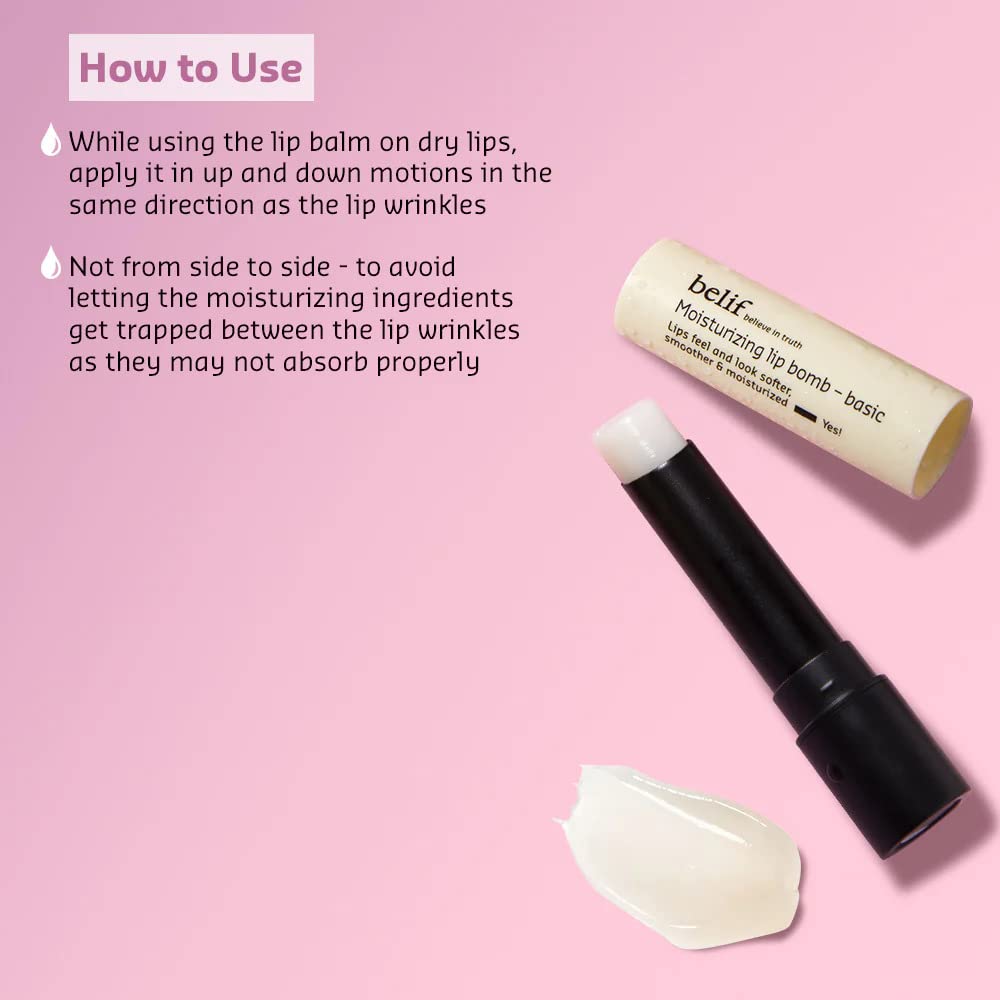 belif moisturizing lip bomb basic 3g