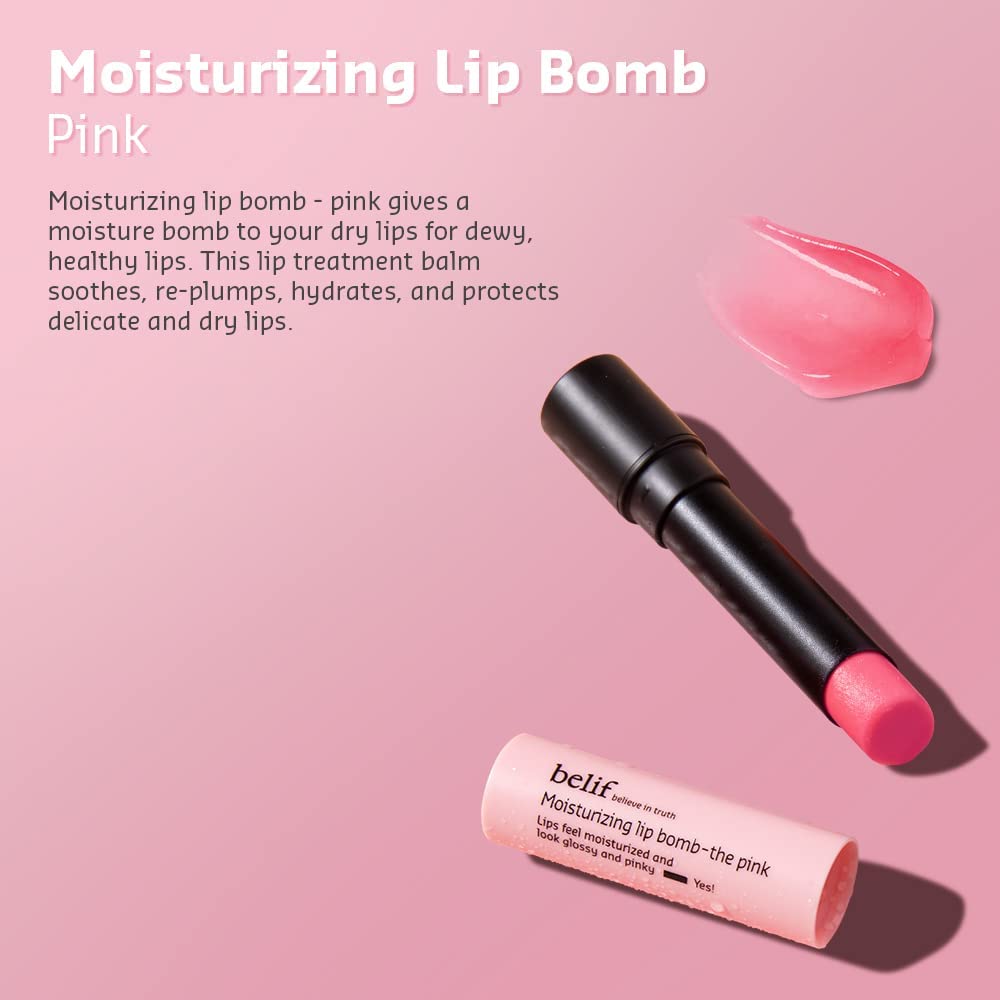belif | Moisturizing lip bomb |pink| 3gm