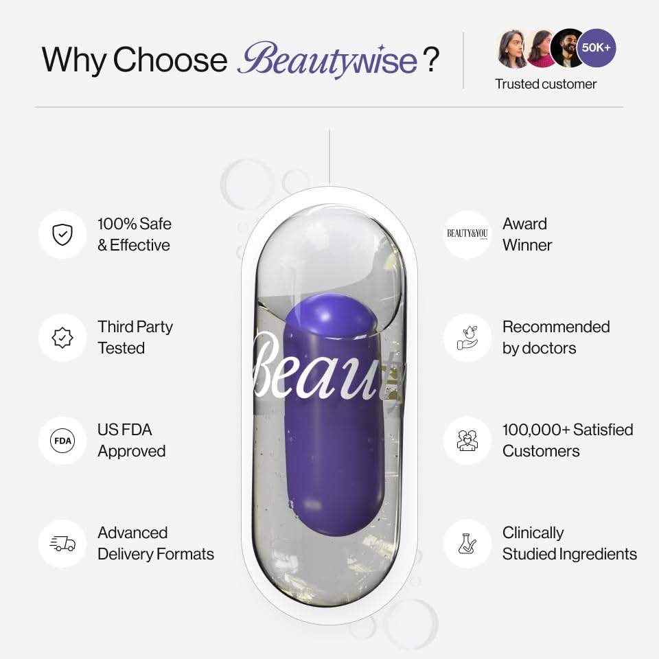 Beautywise Dual Action Body Shape | Weight Management | Helps Convert Fat into Energy Supplement for Men & Women (30 Capsules)