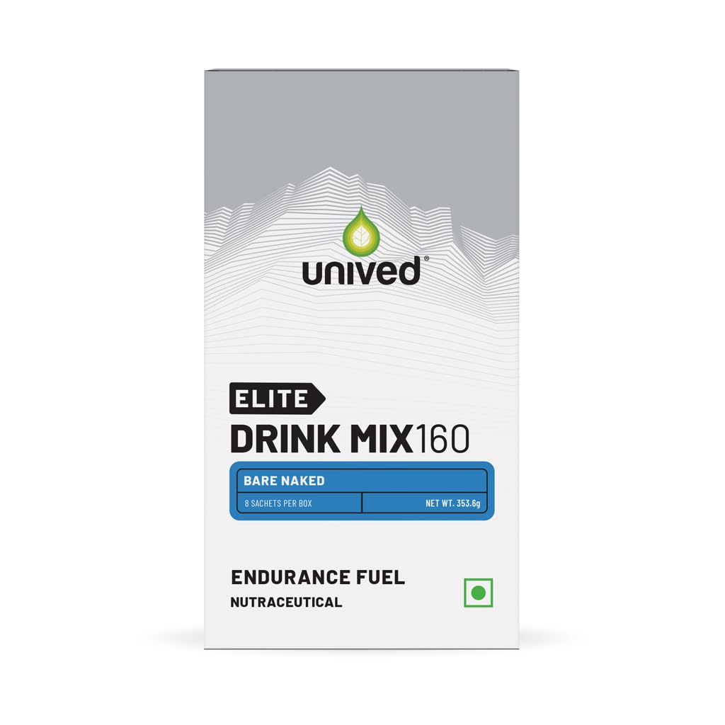 Unived Elite Drink Mix 160 | Isotonic Energy Drink | 2:1 Ratio & 40g Carbohydrates with Betaine & Beta-Alanine | Endurance Athletes Sports Drink