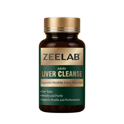 Zeelab Adeliv Liver Cleanse Capsules | Ayurvedic Medicine for Liver Detox and Cleansing (100 Capsules)