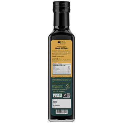 Bliss of Earth Kalonji Oil 500ml Organic For Eating, Black Seed Oil For Hair, Cold pressed & Hexane Free (Pet bottle)