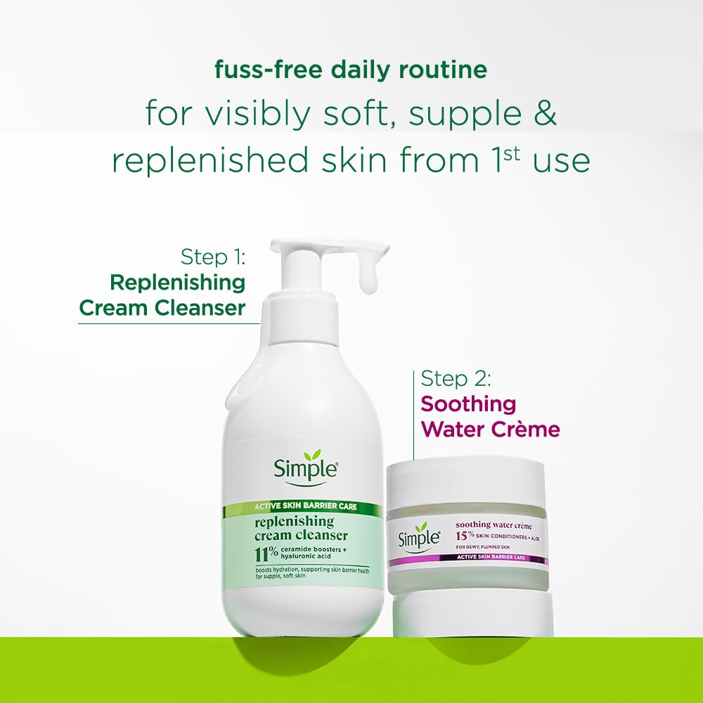 Simple Barrier Care Soothing Water CrÃ¨me 40g | Supports Skin Barrier Health | For Normal To Oily, Sensitive Skin