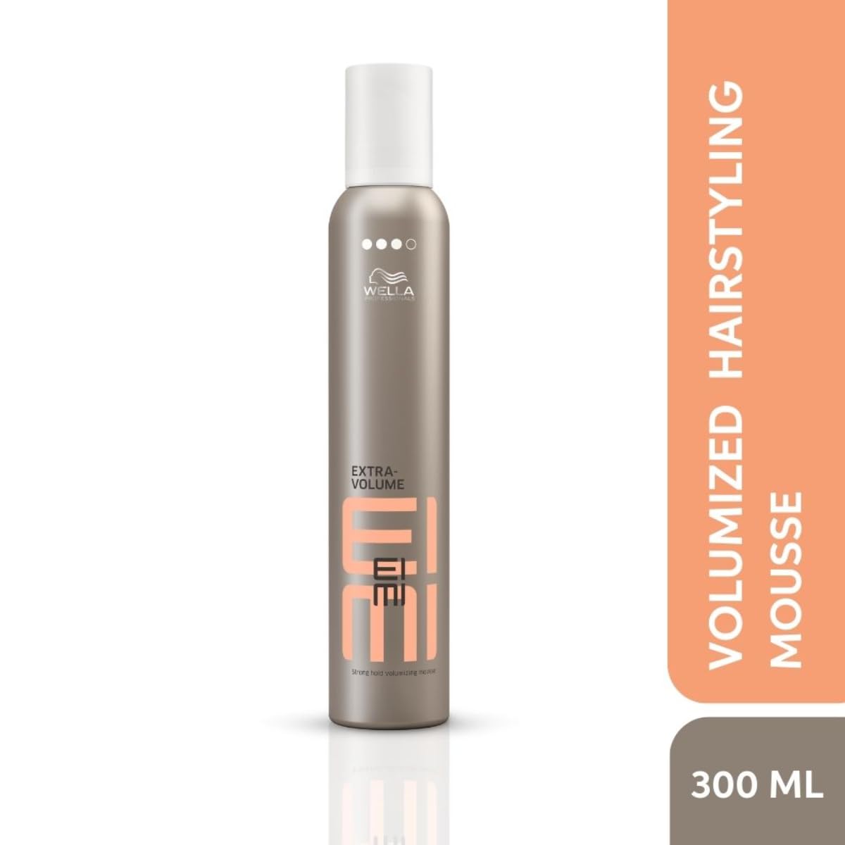 Wella Professionals EIMI Extra Volume Strong Hold Volumizing Hair Mousse for Women | Adds Long-Lasting Lift & Fullness Without Dehydration