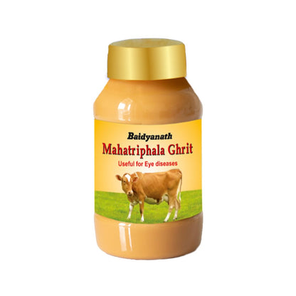 Baidyanath MAHA Triphala Ghrita - 100g | Ayurvedic Eye Care Formula with Triphala | Vasak & Nilophar for Overall Eye Health and Wellness