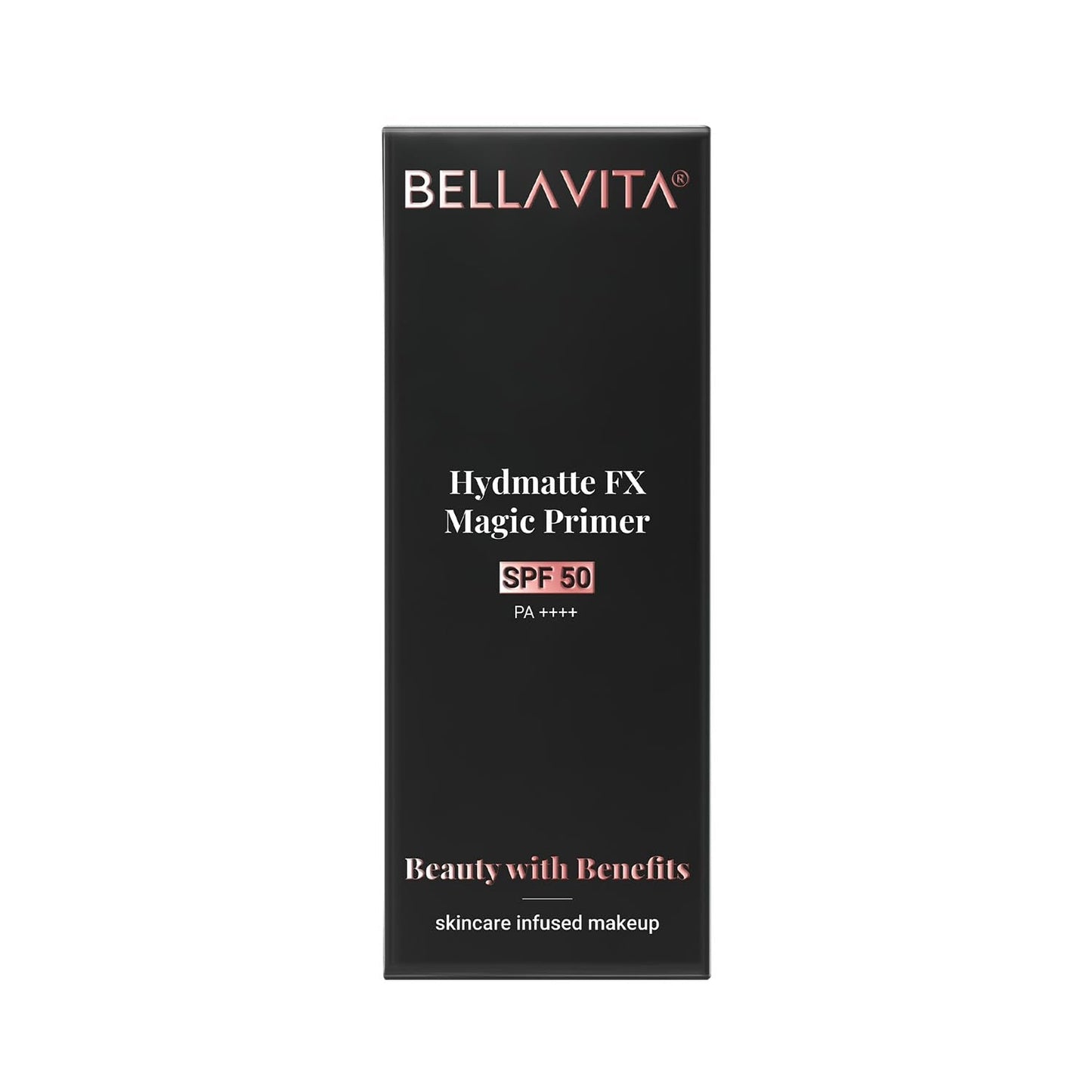 BELLAVITA Hydmatte FX Magic Primer | SPF 50 | Blurs Imperfection | Hydrates Skin | Lightweight Formula Hide Pores | Matte Finish & Oil-Control Primer | Water-Proof & Smoothening | Long-Lasting | 20gm