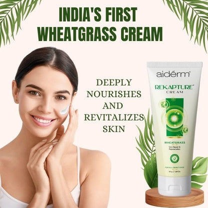 Rekapture â€“ (Wheatgrass) Cream for skin Repair, recovery & rejuvenation â€“ 50 G