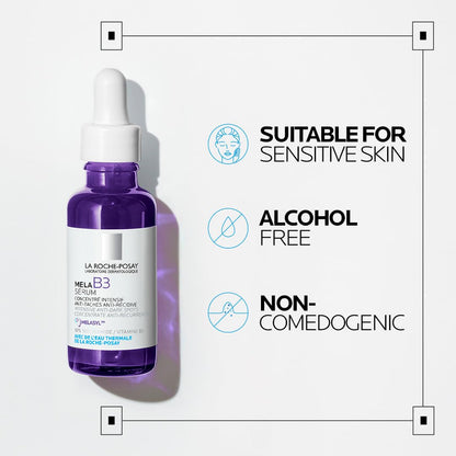 La Roche-Posay Mela B3 Anti-Dark Spot Serum |Corrects Pigmentation, Sun Spots, Age Spots & Post-Acne Marks with Melasyl + 10% Niacinamide for even skin, 30 ml