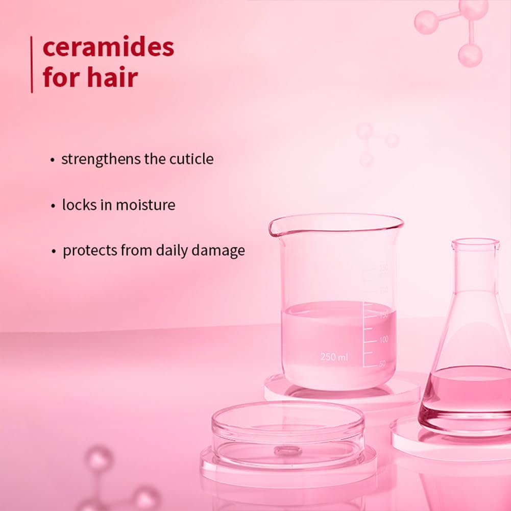 Plum Hibiscus & Ceramides Long & Healthy Shampoo | Hydrates Dry and Damaged Hair, Prevents Split Ends, Repairs Damage |Contains Hibiscus Extracts, Ceramides |100% Vegan | 250ml