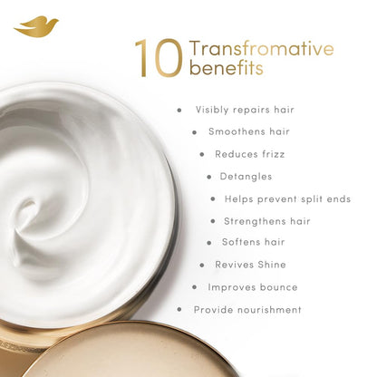 Dove Deep Repair Treatment Hair Mask For Damaged Hair With Bio Protein Care Sulphate & Paraben Free 120 ML
