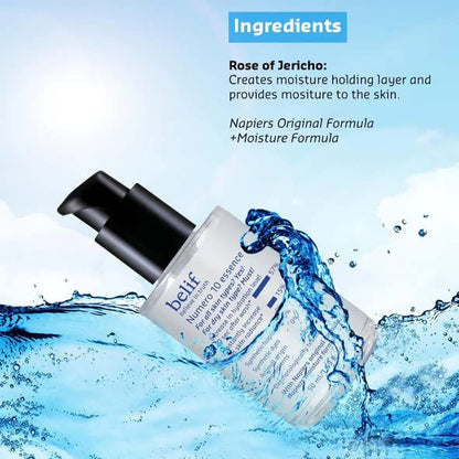 Belif Numero 10 Essence, Lightweight Hydrating Face Serum | Increases Skin's Hydration Instantly | Intensely hydrates, smooths, and replumps skin Korean Skin Care Products | (50 ml)