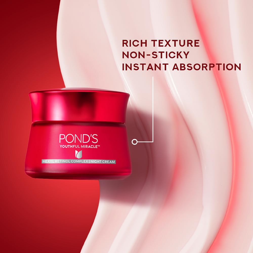 POND'S Youthful Miracle Hexyl Retinol Complex, Renew & Repair Day Cream 50g SPF 15 PA++