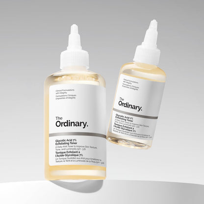 The Ordinary Glycolic Acid 7% Exfoliating Toner, Brightening and Smoothing Daily Toner for More Even-Looking Skin Tone, 240ml