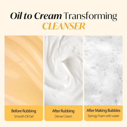 dâ€™alba Piedmont Italian White Truffle Return Oil Cream Cleanser, Vegan Skincare, Easy One Step Cleanser for Sebum & Makeup Removal, Hydrating Cleanser, for Sensitive Skin, Korean Skin Care, 150ml