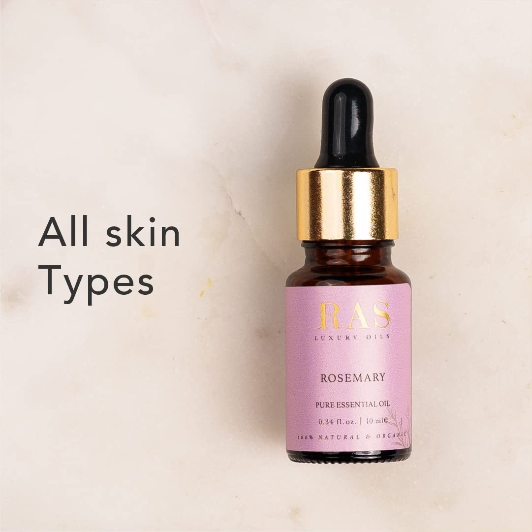 RAS Luxury Oils Pure Essential Oil Organic Therapeutic grade 10ml